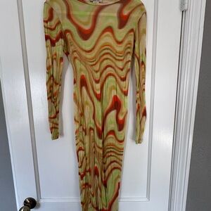 Paloma Wool Multicolor Long Sleeve Dress